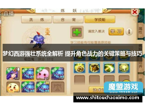 梦幻西游强壮系统全解析 提升角色战力的关键策略与技巧