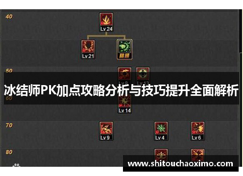 冰结师PK加点攻略分析与技巧提升全面解析